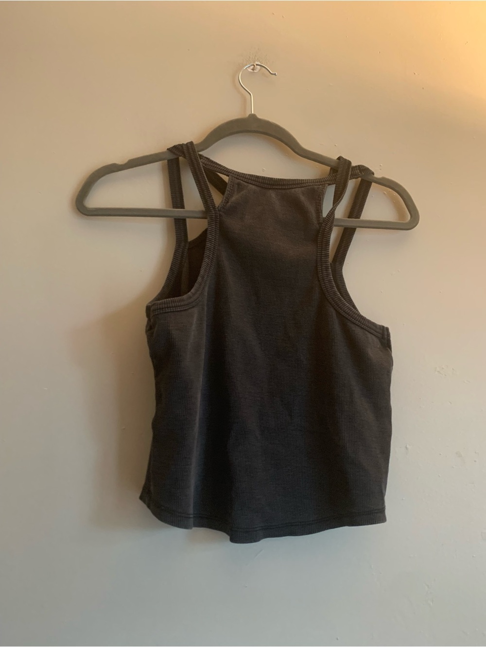 DAILY PRACTICE Women Tank Top Shirt Medium Black Grey Clothing Summer Casual - Picture 3 of 3